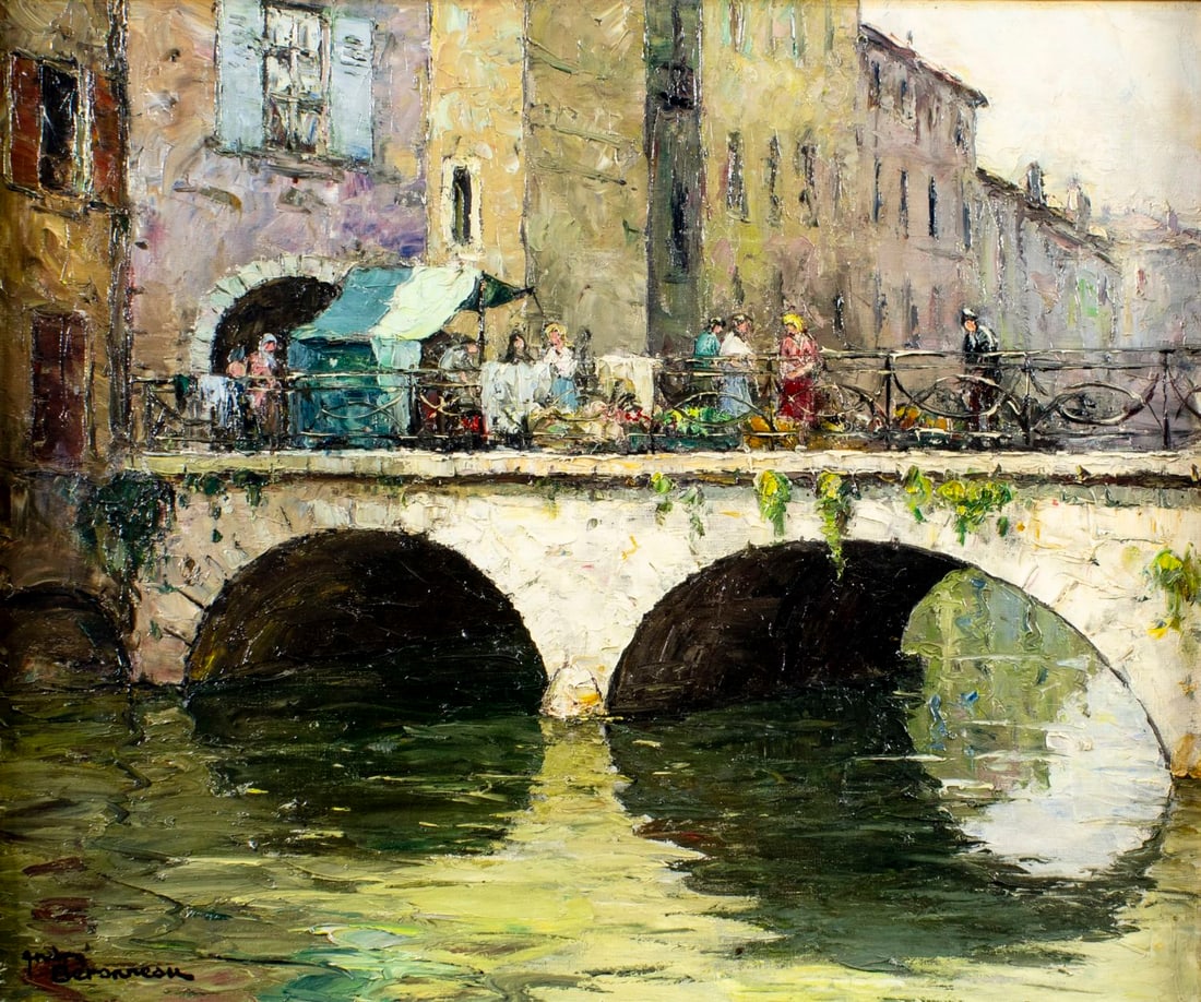 Andre Beronneau (France,1886-1973) oil painting (1 of 13)