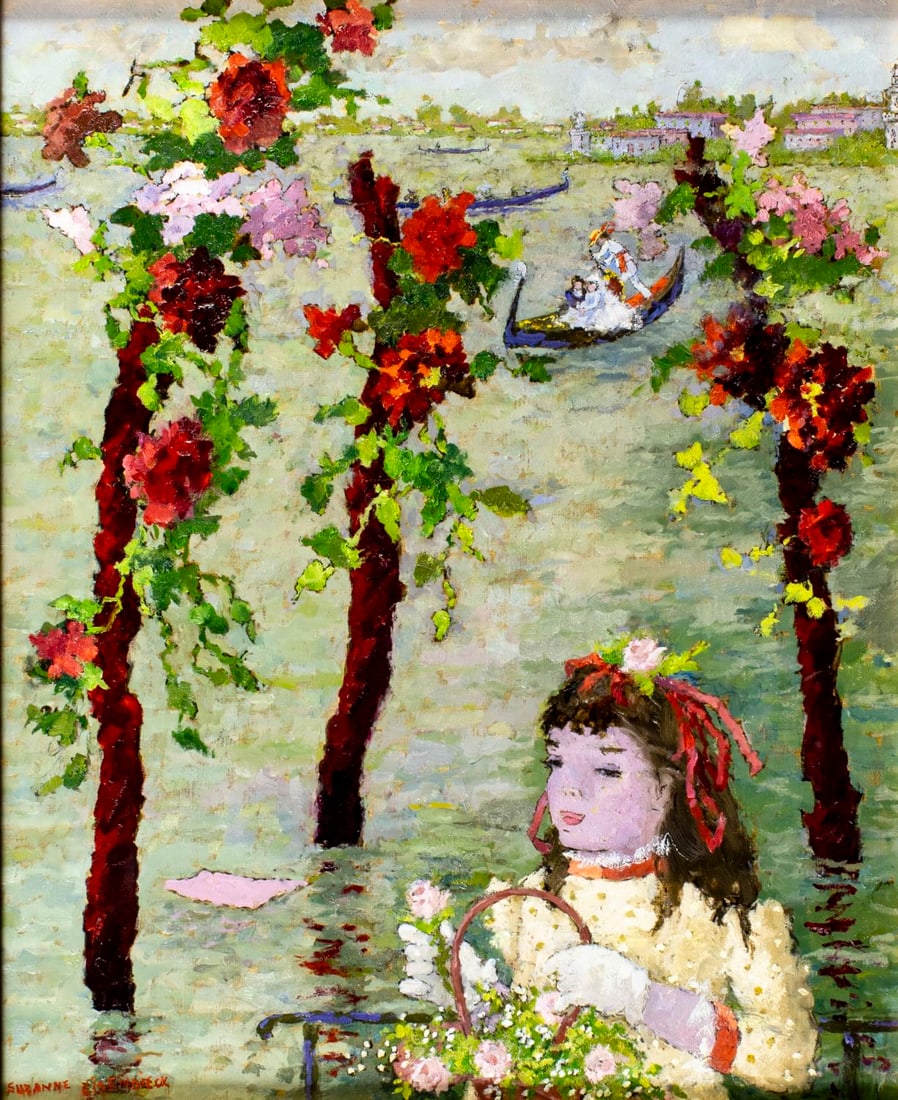 Suzanne Eisendieck (Germany,Poland,1908-1998) oil painting (1 of 13)