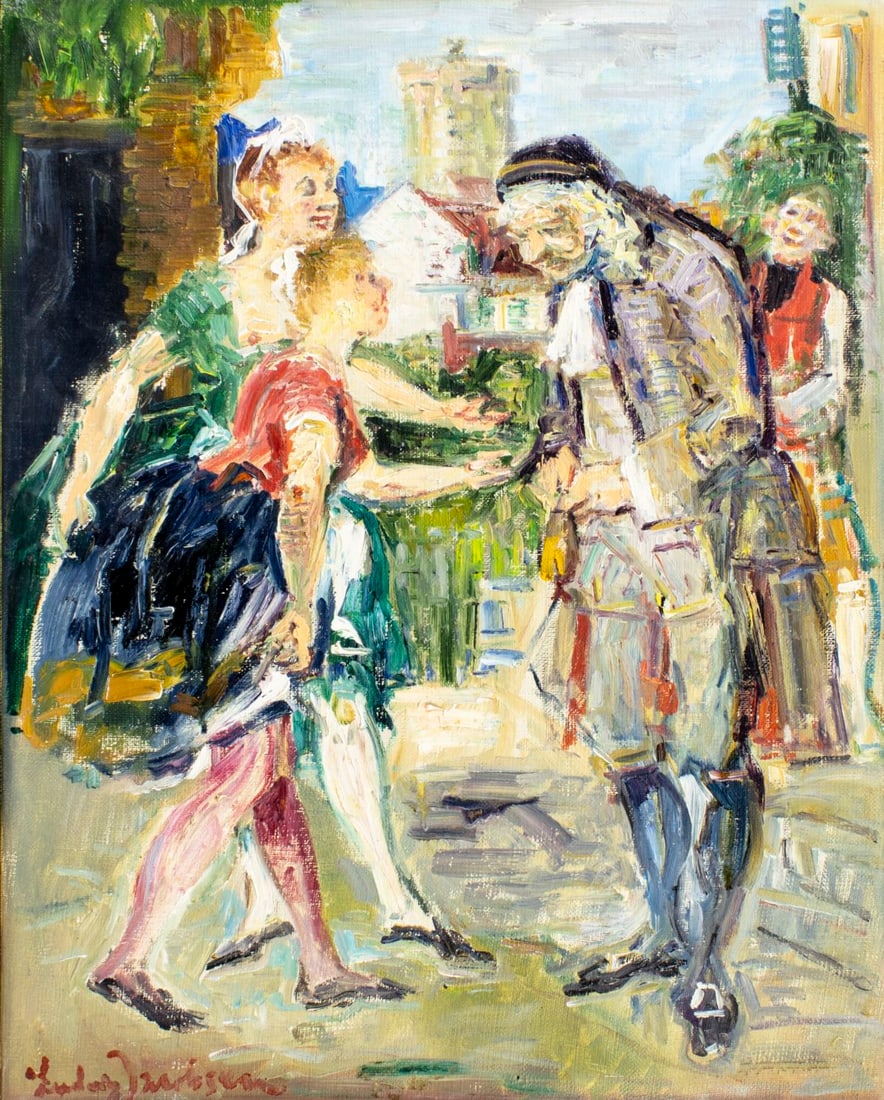 Ludvig Jacobsen (Denmark,1890-1957) oil painting (1 of 13)