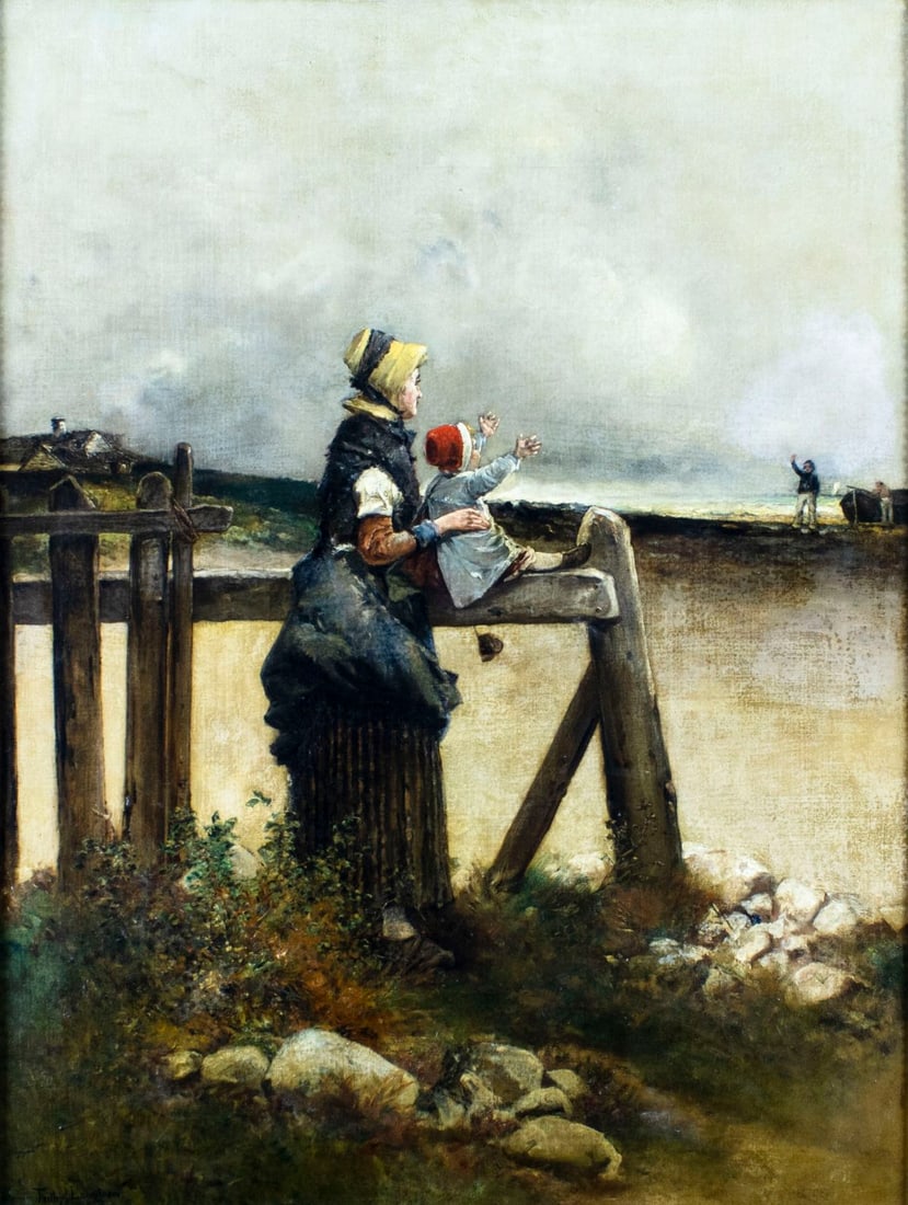 Frithjof Langstrom (Sweden,1901-1978) oil painting (1 of 13)