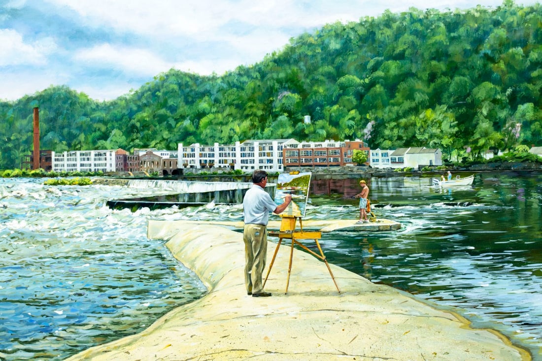 Jack Williamson (NY,1927-?) oil painting (1 of 14)