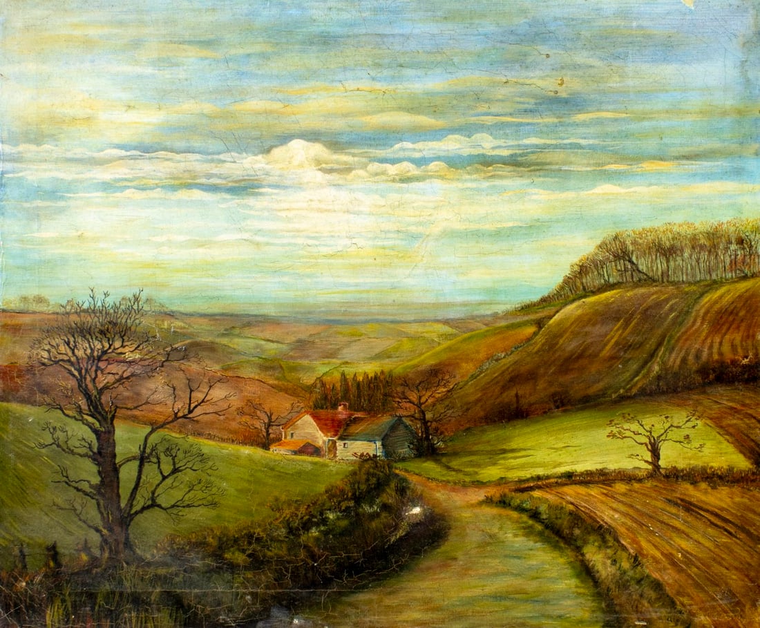 Constance Paine (UK,mid 20C) oil painting (1 of 12)