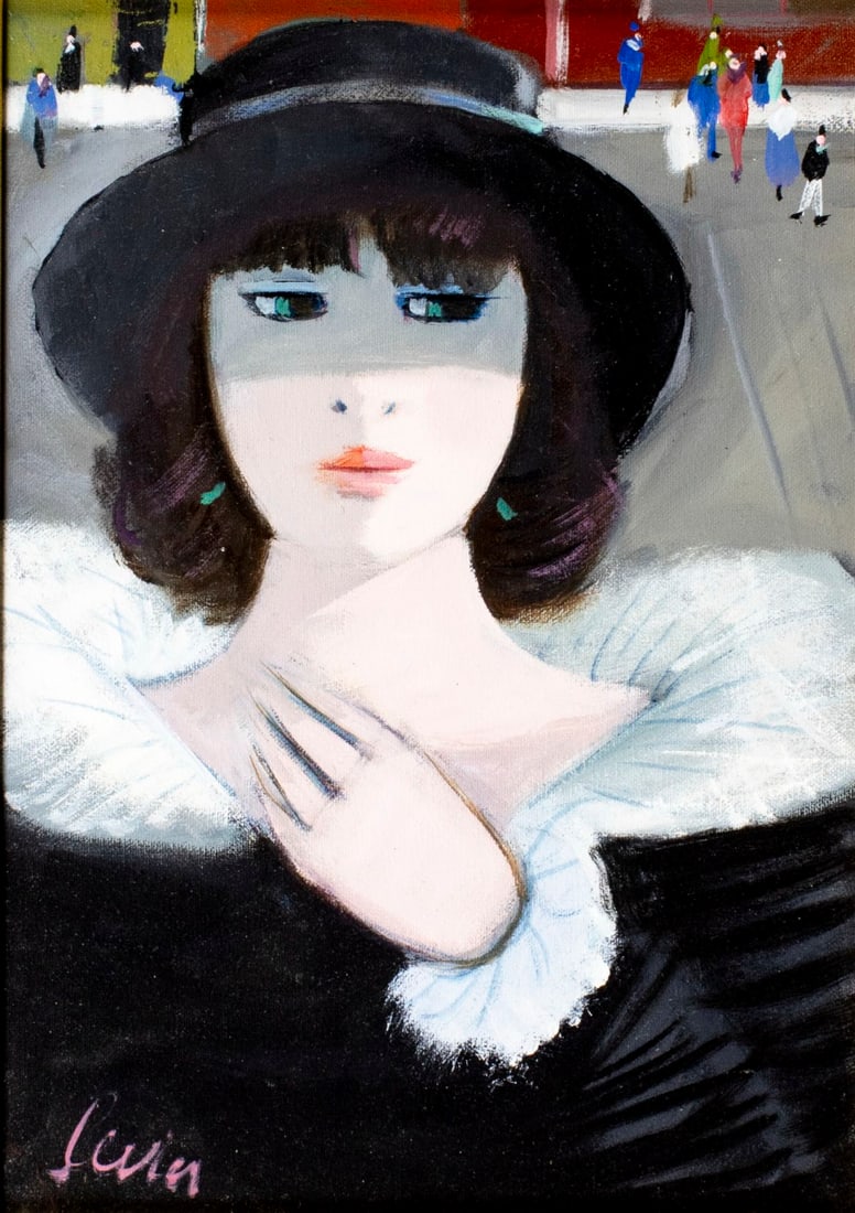 Charles Levier (French,NY,CA,1920-2003) oil painting (1 of 15)