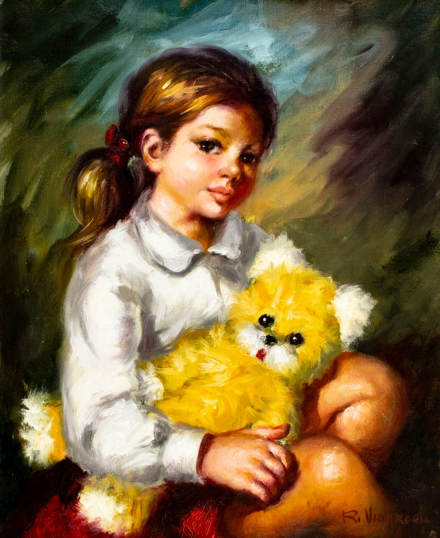 Roser Vinardell (Spain,1941-?) oil painting (1 of 13)