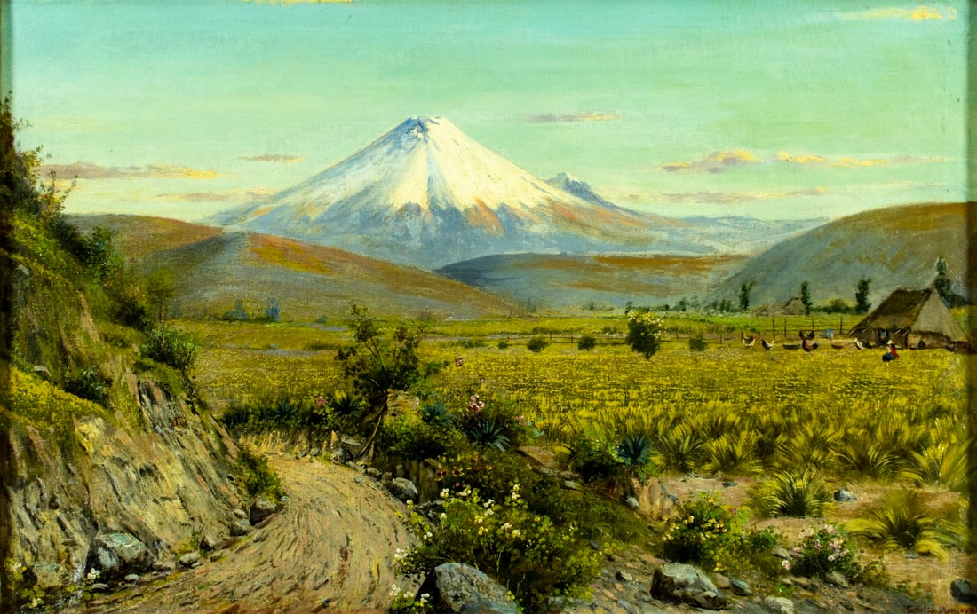 Emilio Moncayo (Ecuador,1895-1970) oil painting (1 of 13)