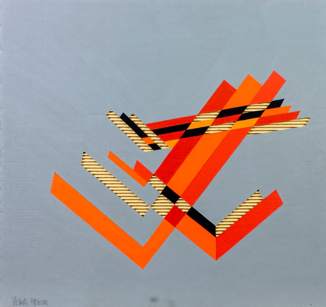 Jasha Green (US,1923-2006) acrylic painting (1 of 12)