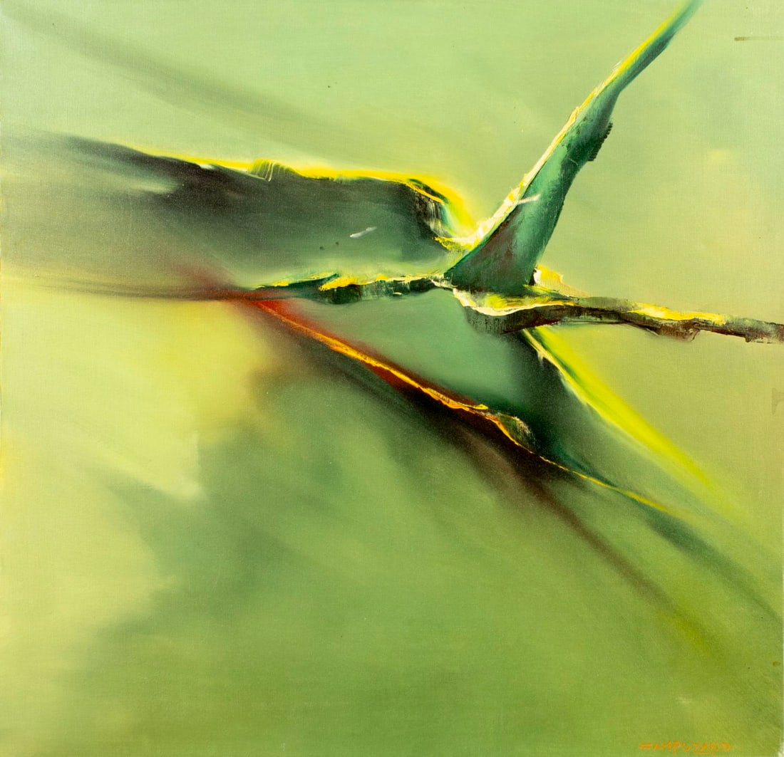 Jose Campuzano (NY,IL,Spain,1918-1979) oil painting (1 of 12)