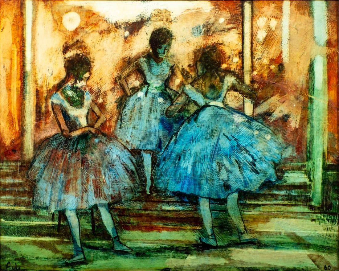 Donald Purdy (CT,1924-2016) oil painting (1 of 12)