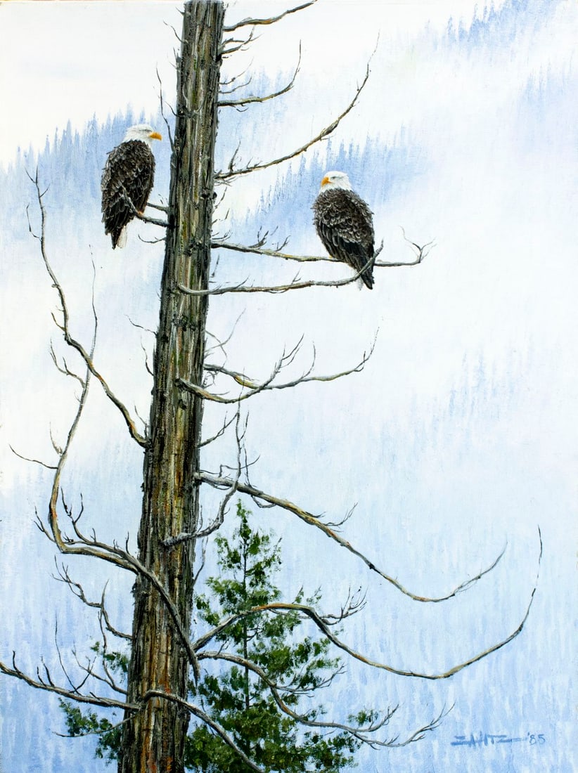 Thomas Zavitz (MT,20/21C) oil painting (1 of 12)