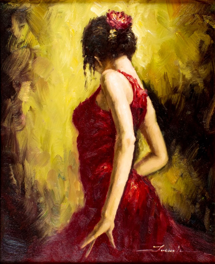 Merida Josiah (Spain,b 1976) oil painting (1 of 13)