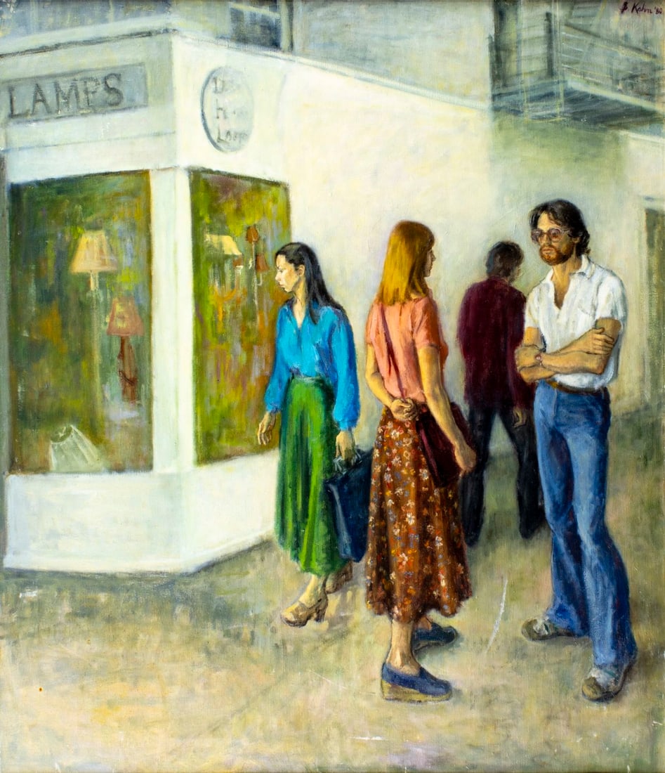 Susan Kahn (NY,1924-2010) oil painting (1 of 13)