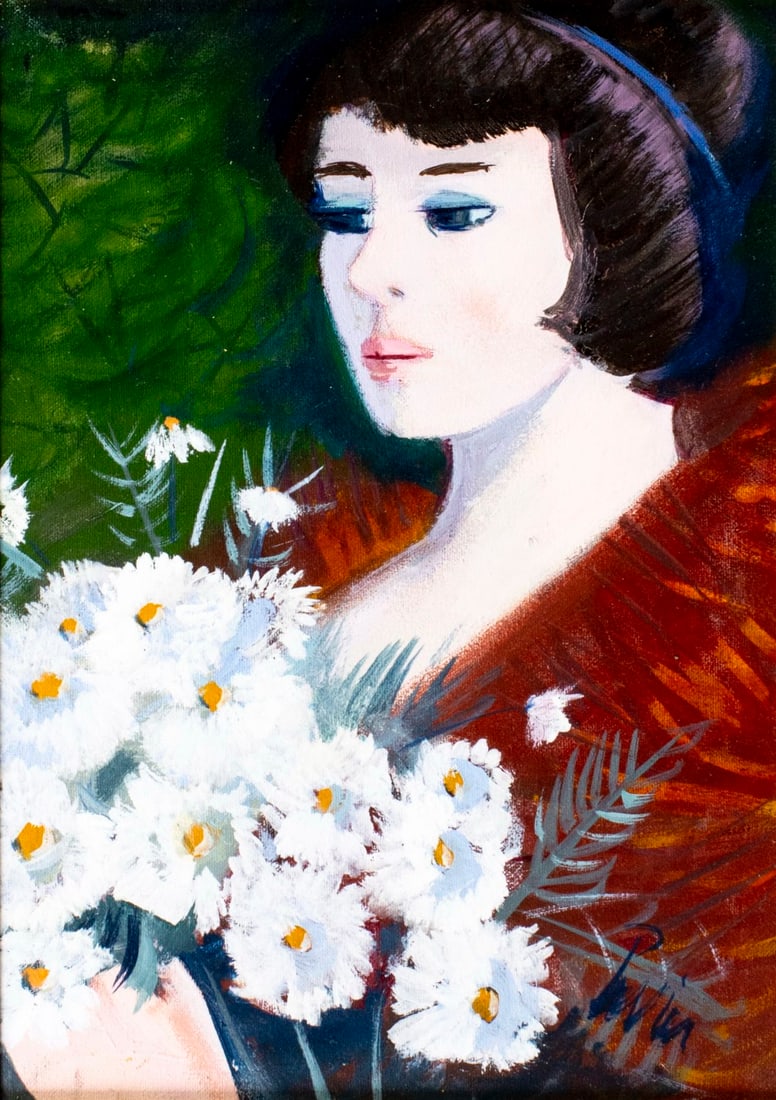 Charles Levier (French,NY,CA,1920-2003) oil painting (1 of 14)