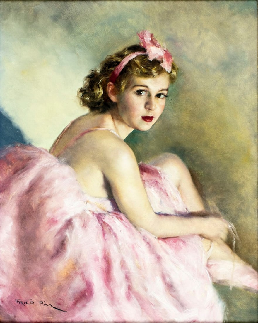 Pal Fried (NY,CA,Hungary,1893-1976) oil painting (1 of 15)