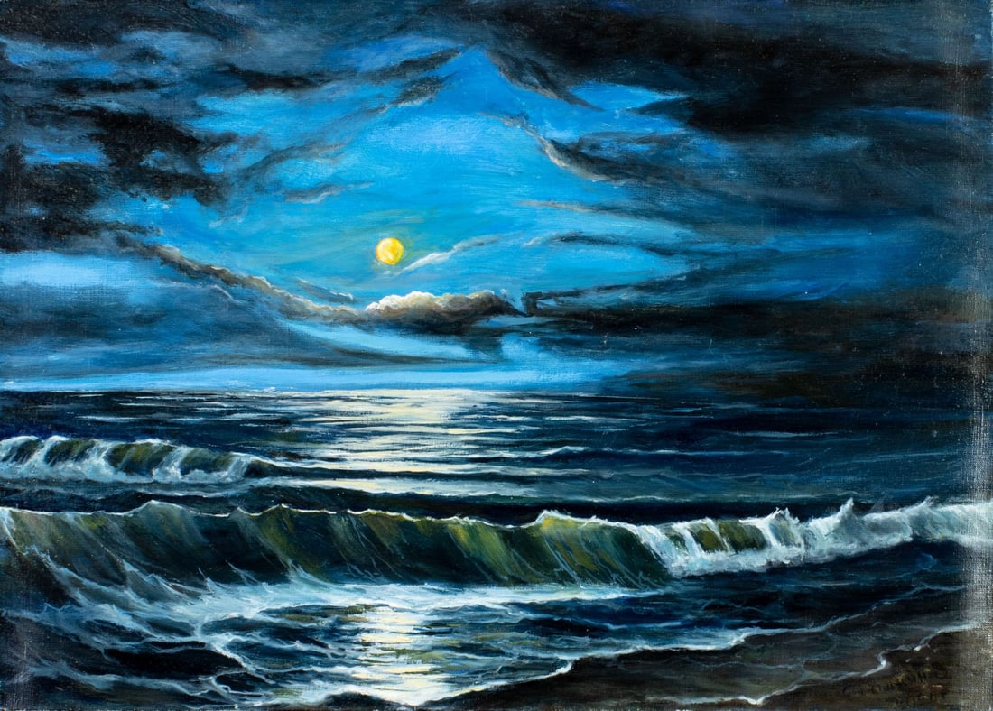 Viktor Ilyushkin (Russia,b 1946) oil painting (1 of 13)