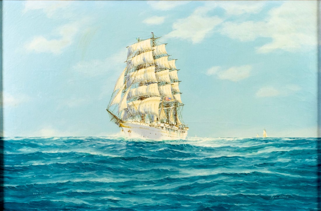 Jay Arnold (MA,1890-?) oil painting (1 of 14)