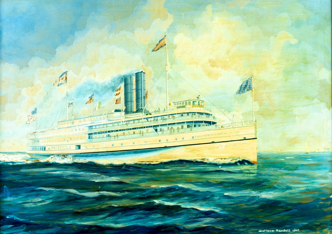 Wallace Randall (US,mid 20C) oil painting (1 of 12)