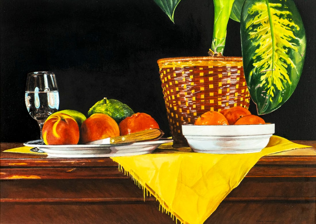Edward Markiewicz (US,20C) watercolor painting (1 of 13)