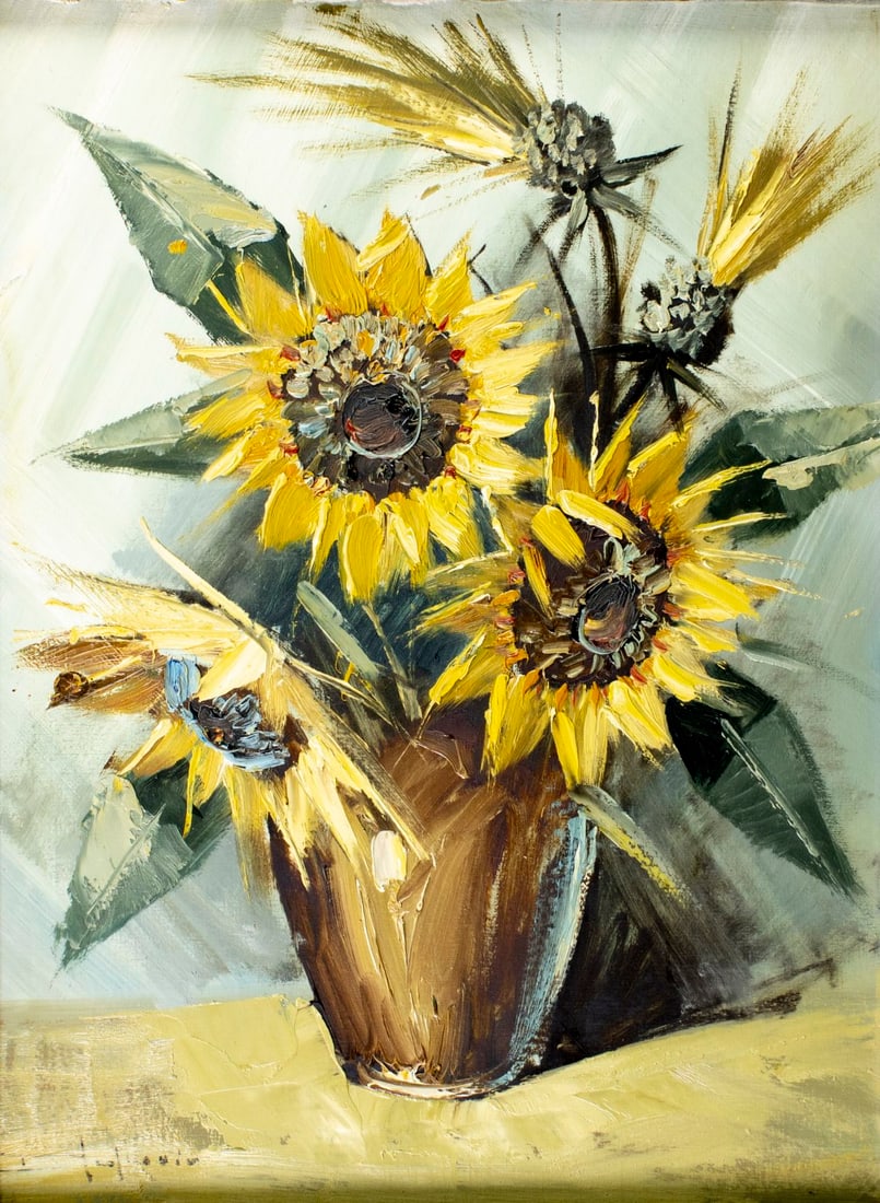 G Acquavir (Italy,b 1925) oil painting (1 of 13)