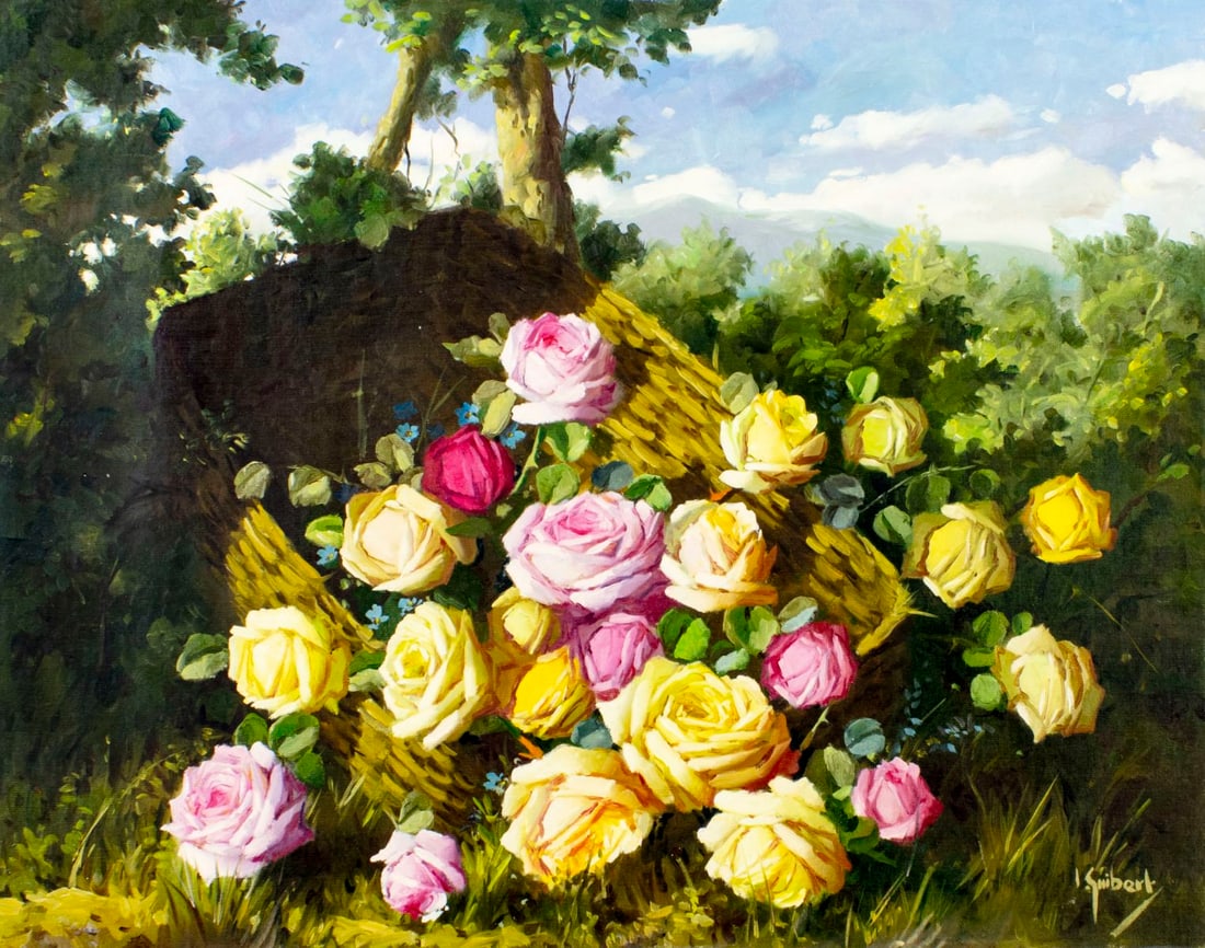 Ignacio Guibert (Spain,1916-1992) oil painting (1 of 12)