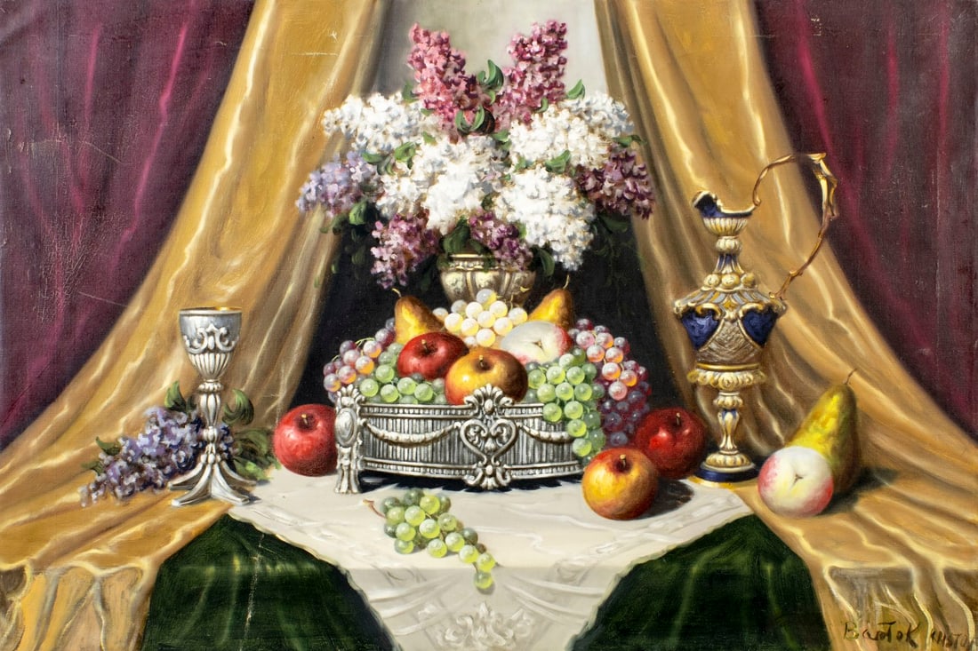 Kristof Bartok (Hungary,20C) oil painting (1 of 12)