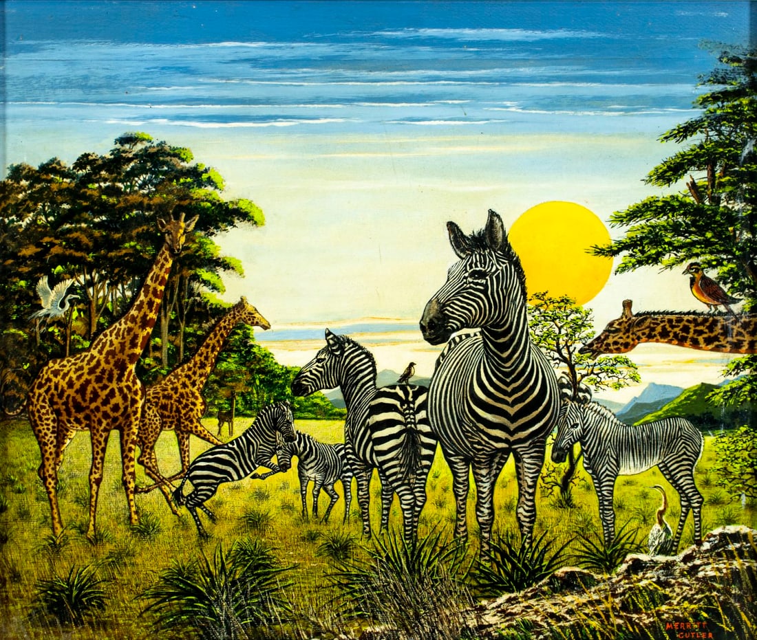 Merritt Cutler (CT,20C) oil painting (1 of 12)