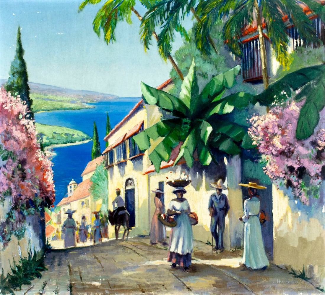 Harry Reese (US,mid 20C) oil painting (1 of 12)