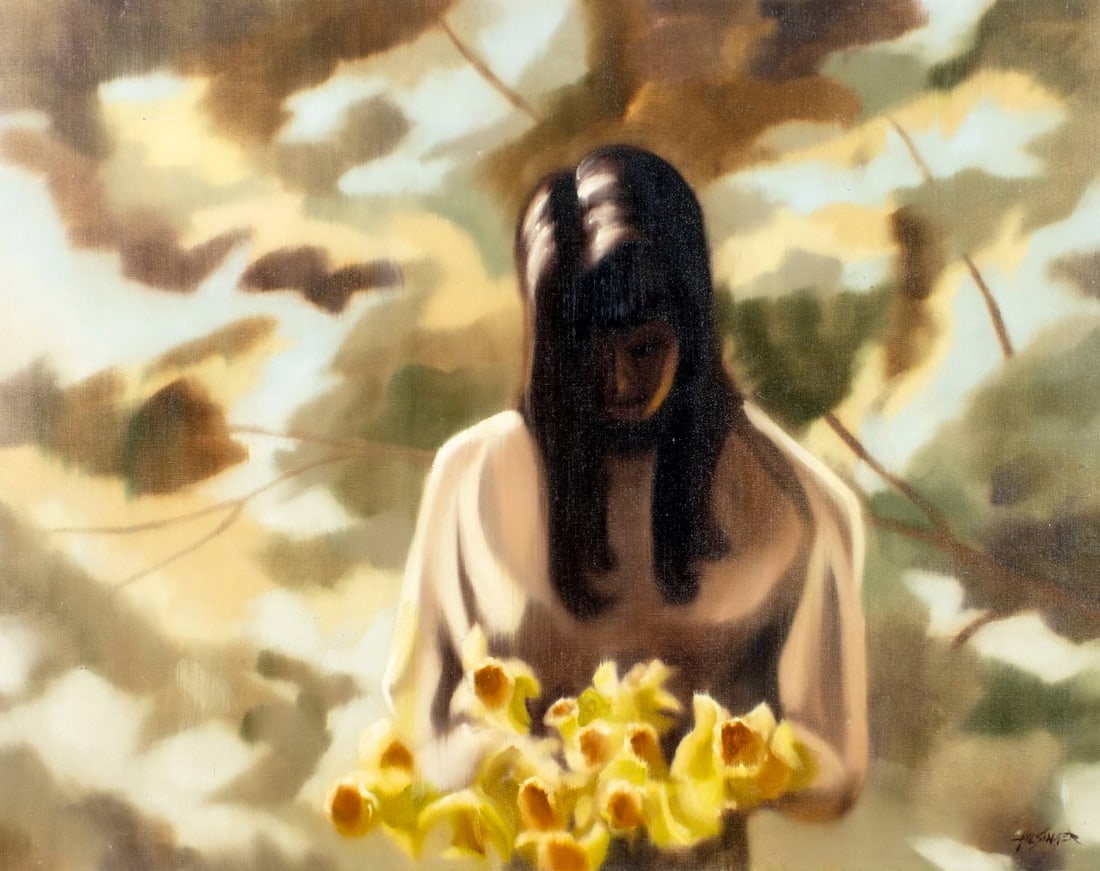 Hal Singer (NY,PA,NJ,1919-2003) oil painting (1 of 13)