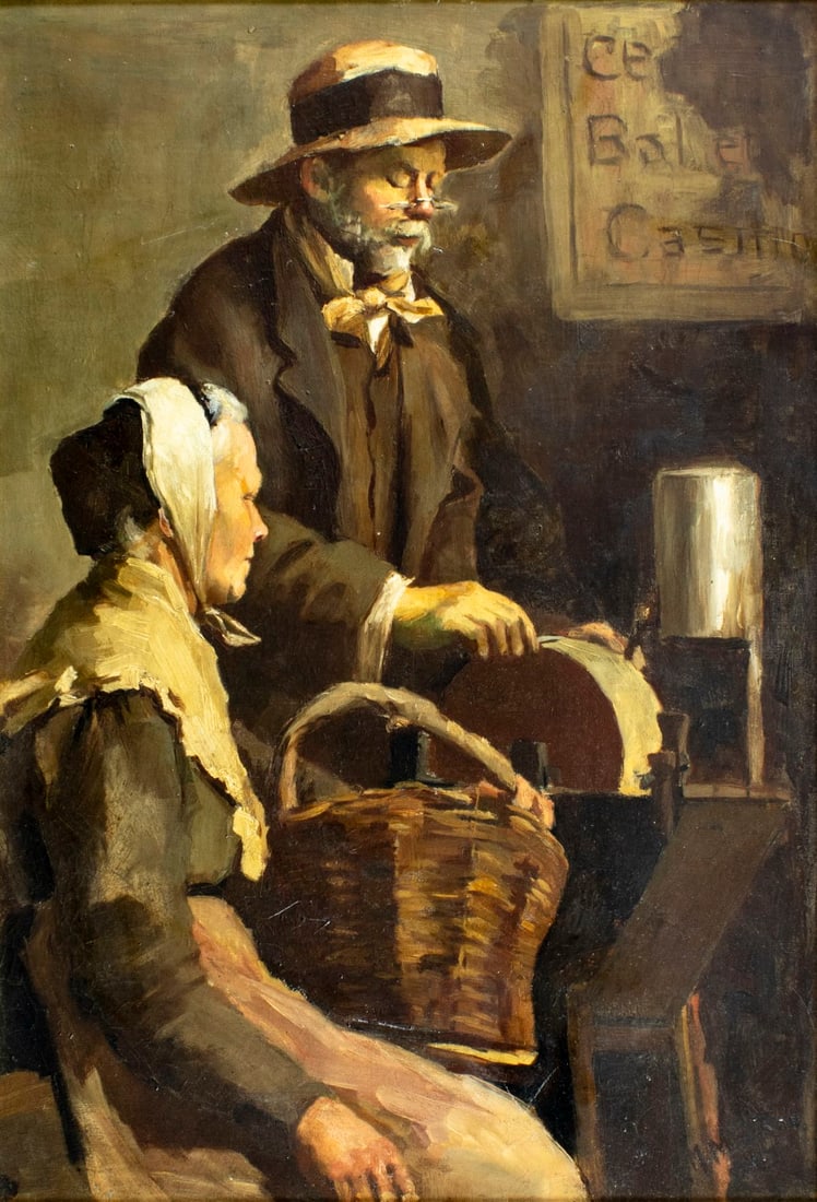 M MacRae (Europe,19C) oil painting antique (1 of 12)
