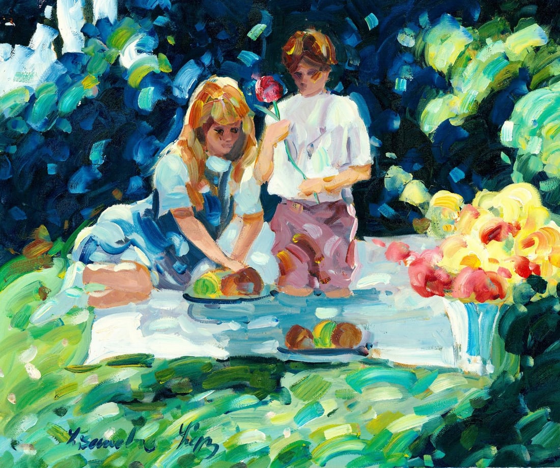 Lisandro Baylon (Argentina,US,b 1951) oil painting (1 of 12)
