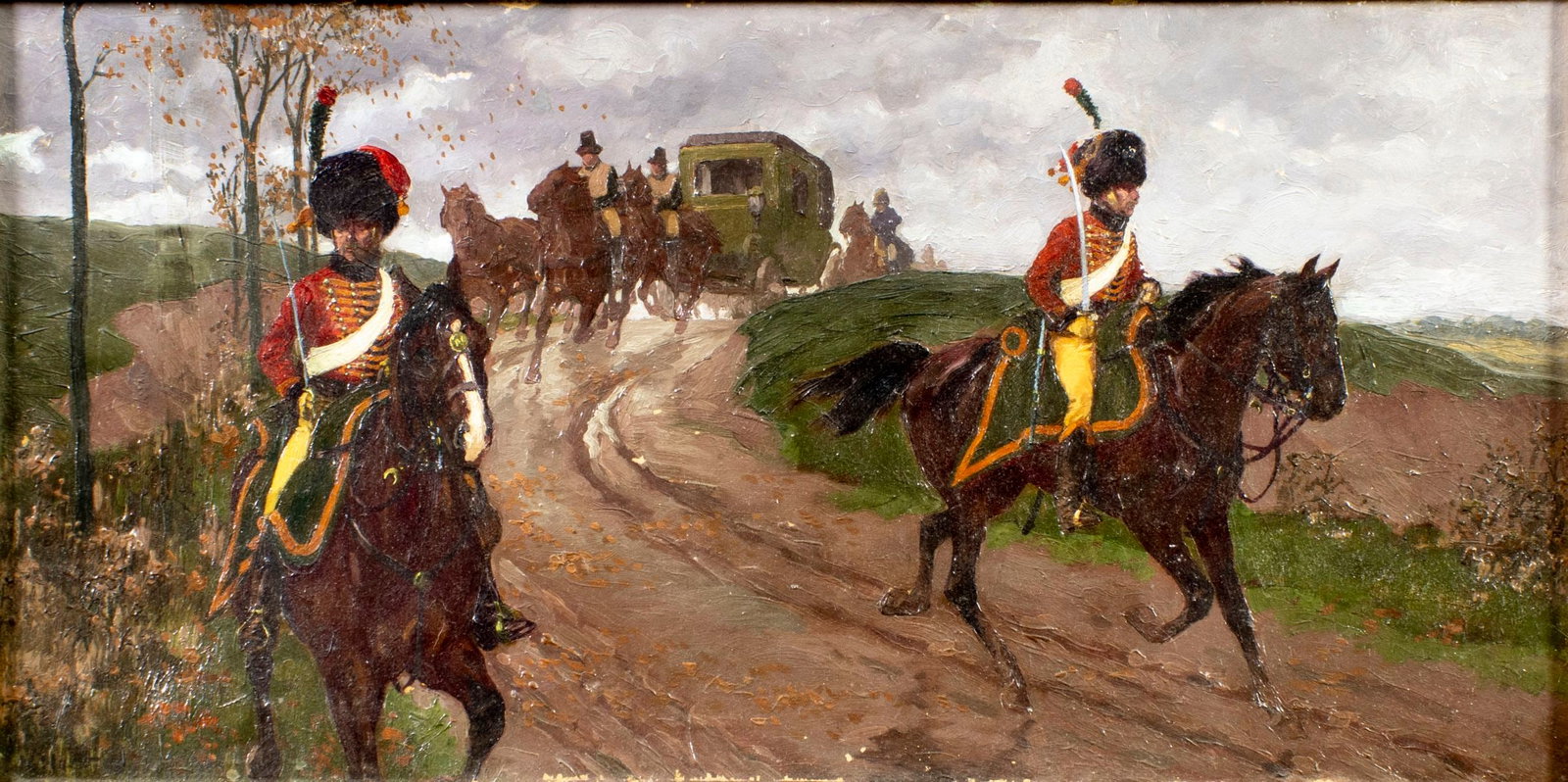 Victor Huen (France,1874-1939) oil painting antique (1 of 13)