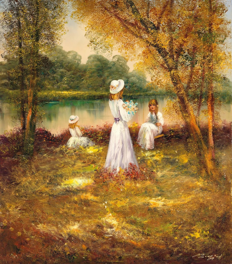 Rahnavardkar Madjid (Germany,Iran,1943-?) oil painting (1 of 11)