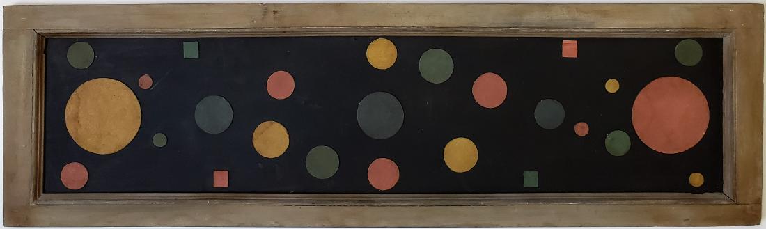 LolÃ³ SOLDEVILLA (1901-1971): LolÃ³ SOLDEVILLA (1901-1971) Classification: Original Year: 1951 Medium: Collage on Wood Dimensions: 27.00 X 108.00 cm (10.53 X 42.12 in) Dimensions with frame: 34.40 X 117.30 X 1.60 (CM) Style: Abs