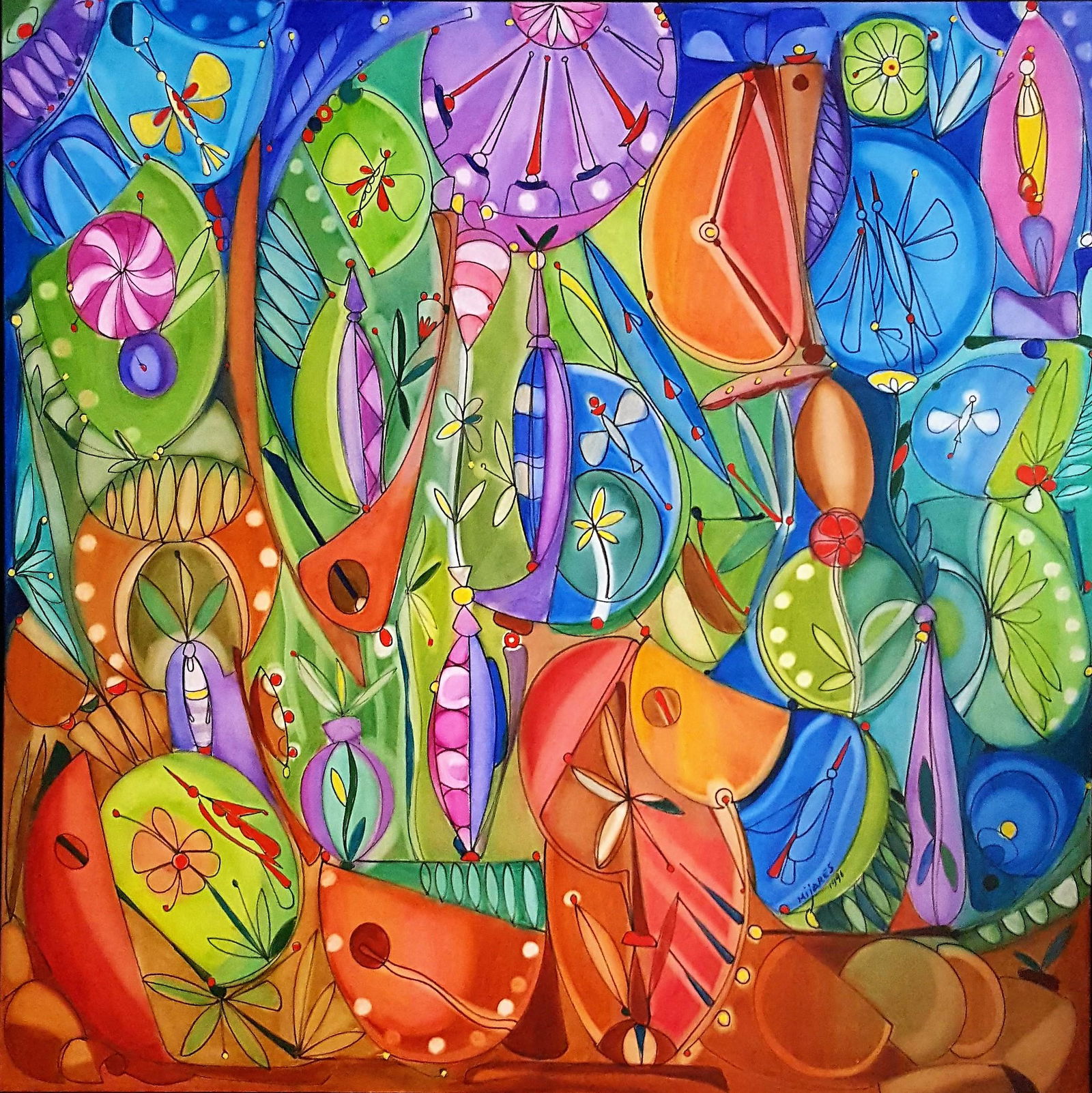 Jardin by Jose Maria MIJARES (1921-2004) (1 of 2)