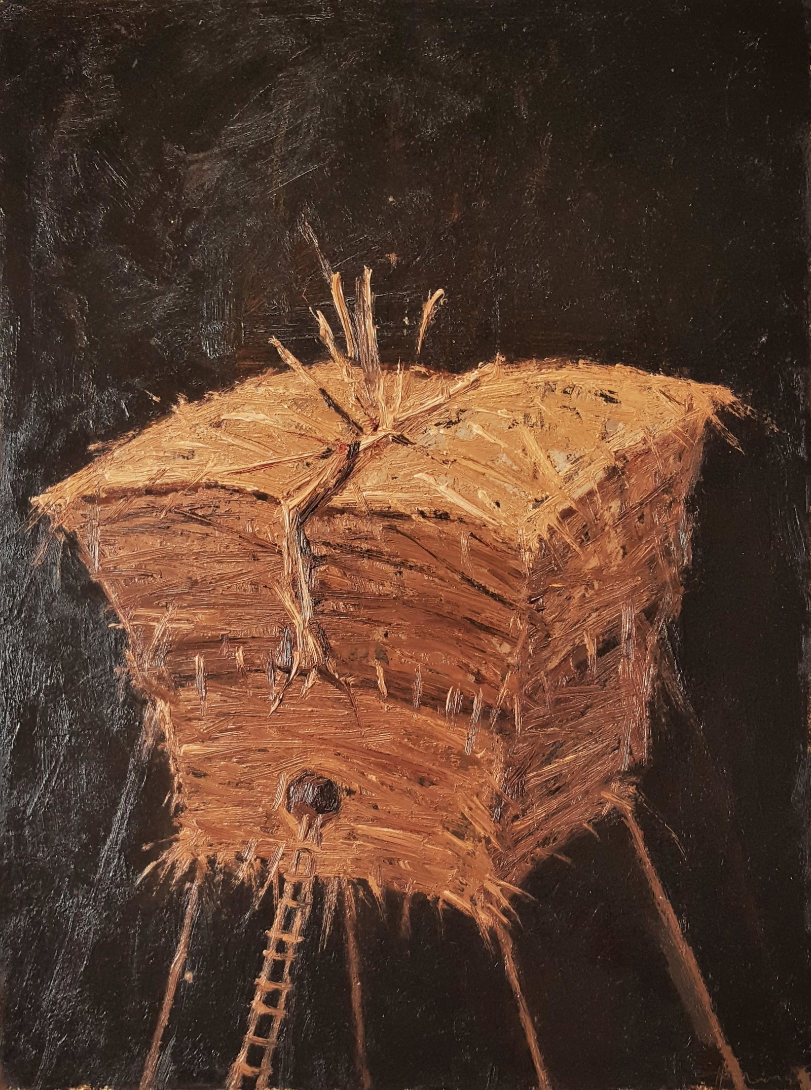 Heriberto MORA (1965). Cuban art.: Heriberto MORA. Oil on Cardboard, signed on bottom right. Dimensions: 38.1 X 27.94 cm (15.00 X 11.00 in) Artist or Maker: Heriberto MORA Medium: Oil on Cardboard Date: 1996 Condition: Good Provenance: