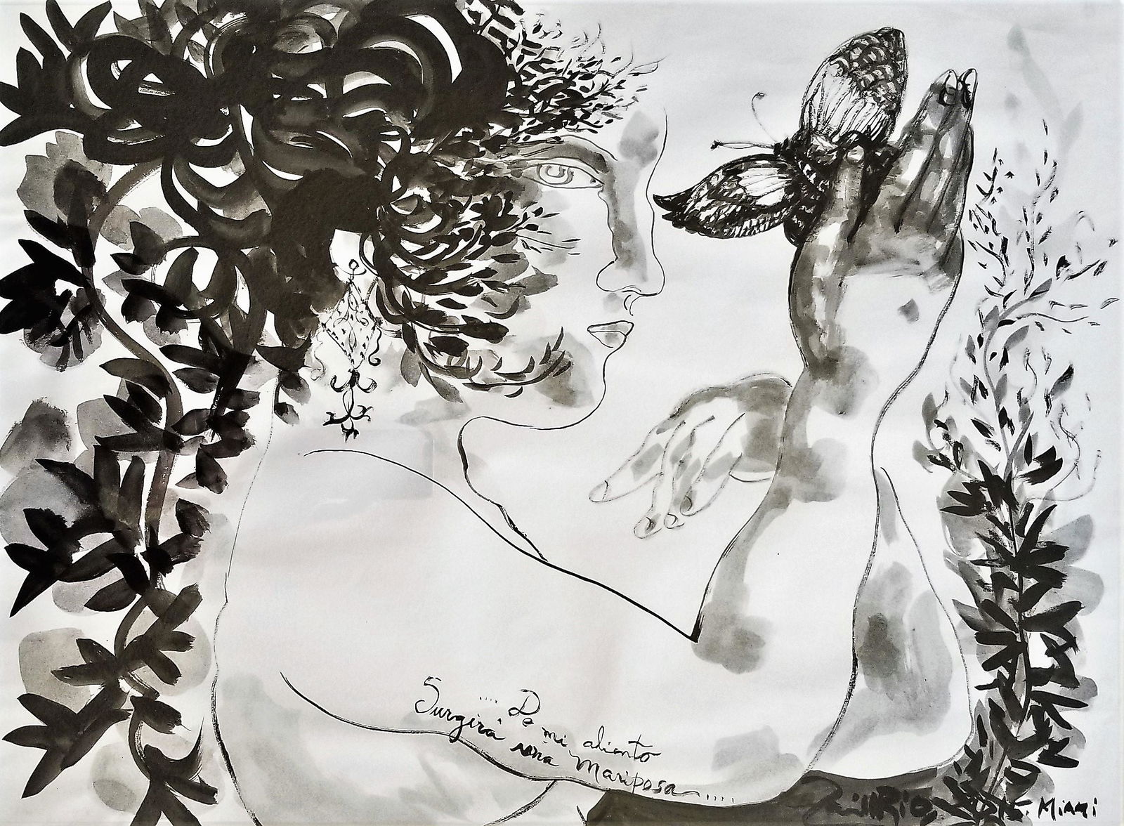 "De mi aliento SurgirÃ¡ una Mariposa" by Zaida DEL RIO (1 of 2)