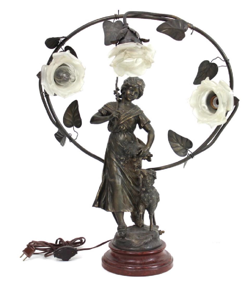 After Moreau, Spelter Lamp (1 of 6)