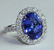 Ladies 18 Karat Tanzanite & Diamond Ring - 3