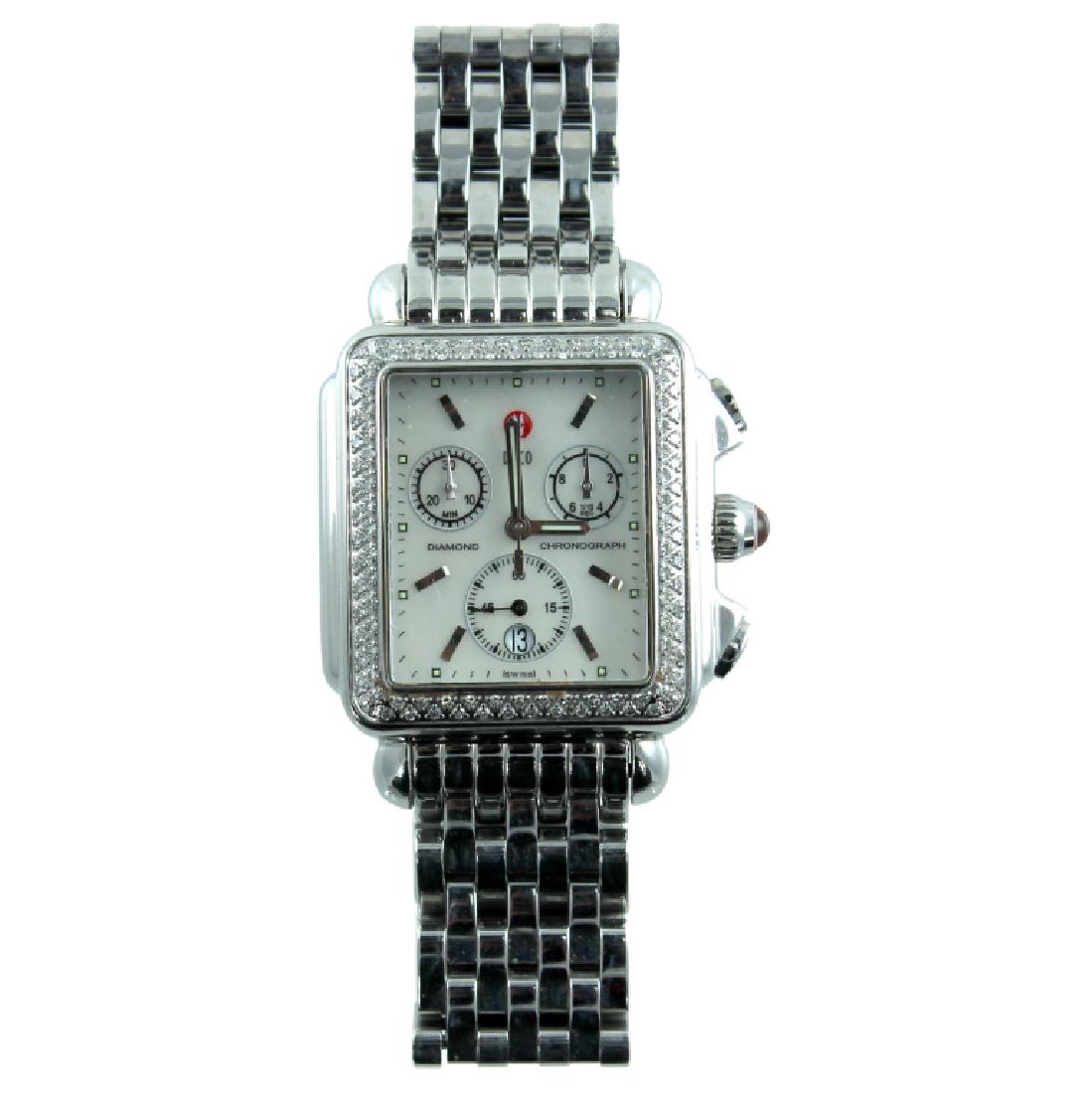 Michele Deco Mother-Of-Pearl Stainless Watch (1 of 2)