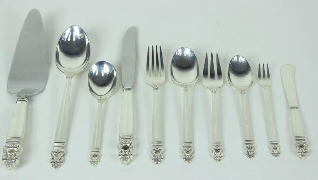 International Royal Danish Sterling Silverware Set (1 of 5)