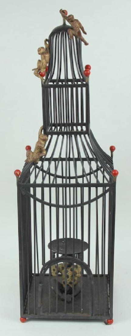 Maitland Smith Monkey Cage, Candle Holder (1 of 5)