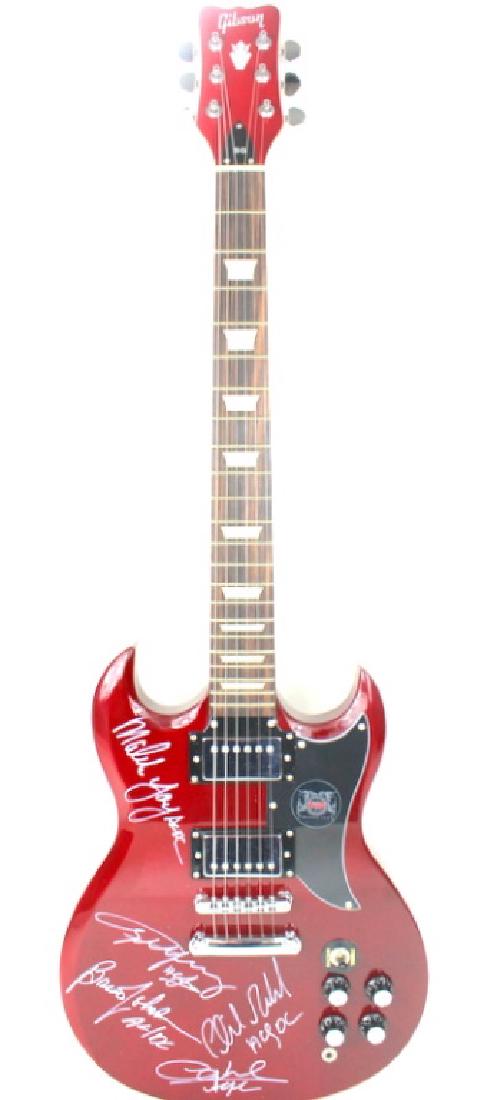 AC/DC SIGNED RED GIBSON ELECTRIC GUITAR (1 of 9)