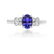 TANZANITE AND DIAMOND RING