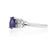 TANZANITE AND DIAMOND RING - 2