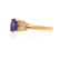 TANZANITE AND DIAMOND RING - 2