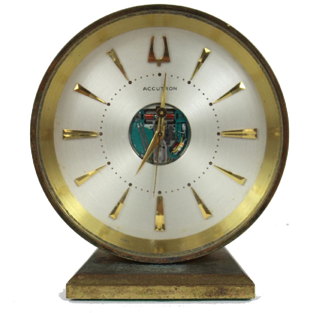 BULLOVA ACCUTRON BRASS DESK CLOCK, VINTAGE Feb 17, 2018 Joshua