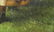 ANTIQUE OIL PAINTING, BOY IN GARDEN, SIGNED - 3