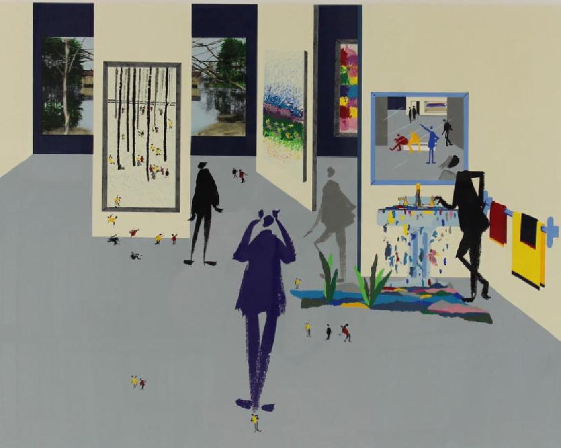 SIGNED MODERN LITHOGRAPH, UNKOWN ARTIST (1 of 5)