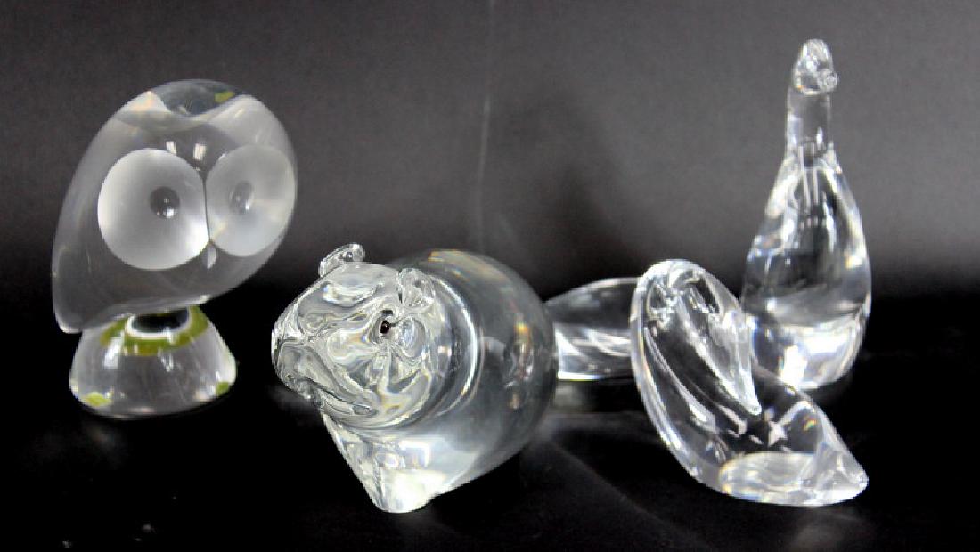 (4) FOUR STEUBEN ARTGLASS ANIMAL.SIGNED (1 of 3)