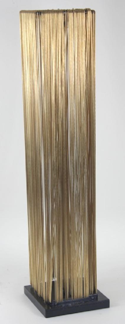 MODERN, BRASS ROD HANDING SCULPTURE. FREE FORM (1 of 5)