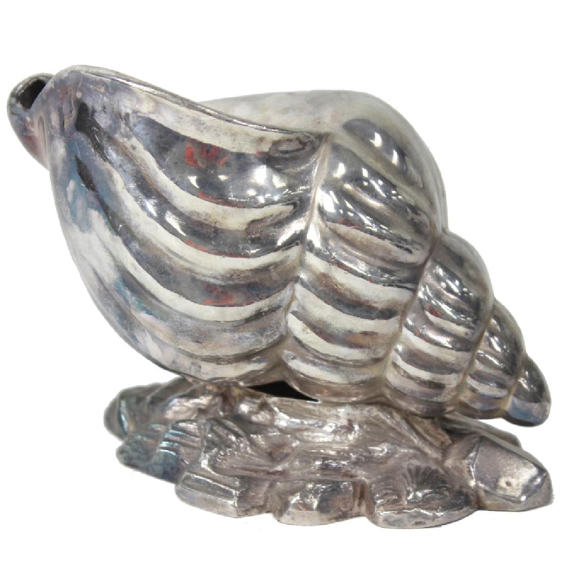 Victorian Era Nautilus Shell Spoon Warmer (1 of 1)